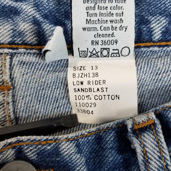 Vintage Calvin Klein Jeans 13 Low Rider Straight Leg Made USA Sandblast - Picture 7 of 13